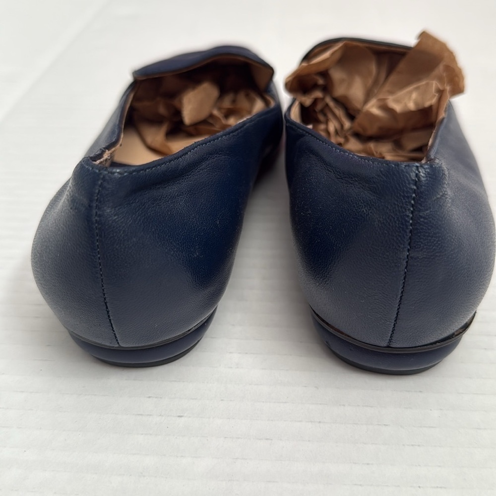 Franco Sarto - Balica Leather Loafers - Navy - Size 5.5 - Good Used Condition!! - Picture 5 of 8